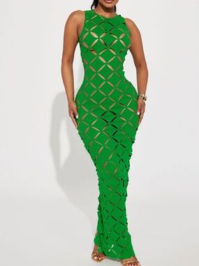 💚 FN “Tanya” Cut-Out Maxi Dress